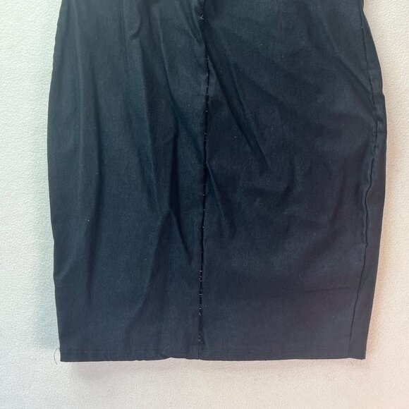 Black Halter Mini Dress With Keyhole Front & Adjustable Straps  S  By Bozzolo  C - Picture 7 of 8